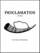 Proclamation Concert Band sheet music cover